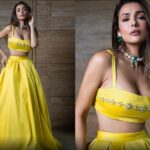 Malaika Arora Shines in a Sunshine Yellow Ensemble at Mumbai Awards Show